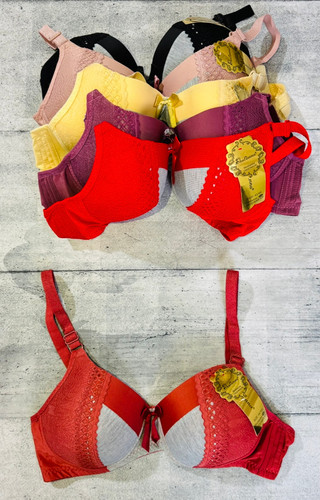 سوتین اسفنجی کاپدار فنردار نیم جک وارداتی