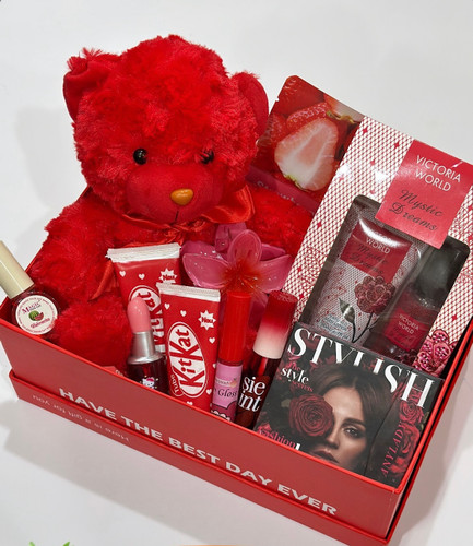 باکس کادویی ولنتاین قرمز